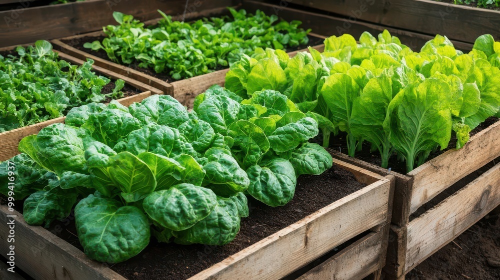 A small community garden growing fresh produce in response to a local food crisis   community gardening, food shortage response