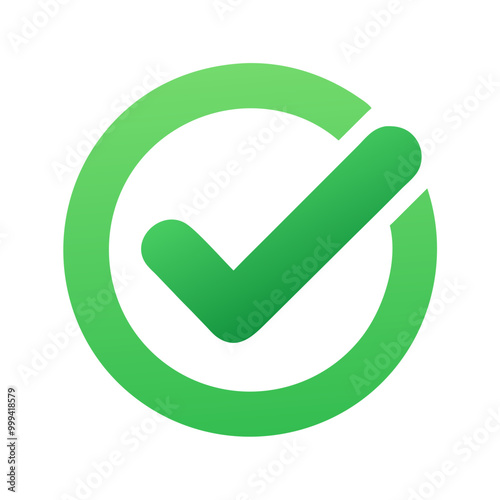 Green checkmark symbols in various styles on white background.