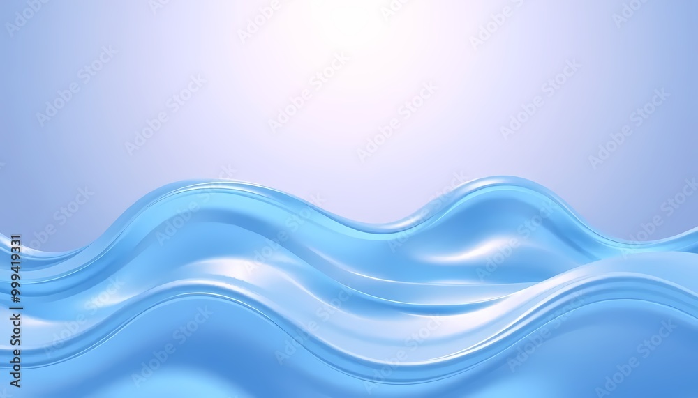 abstract blue wave background