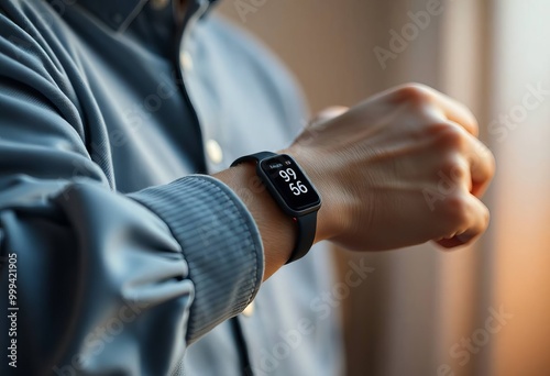 Stylish Smartwatch on Wrist