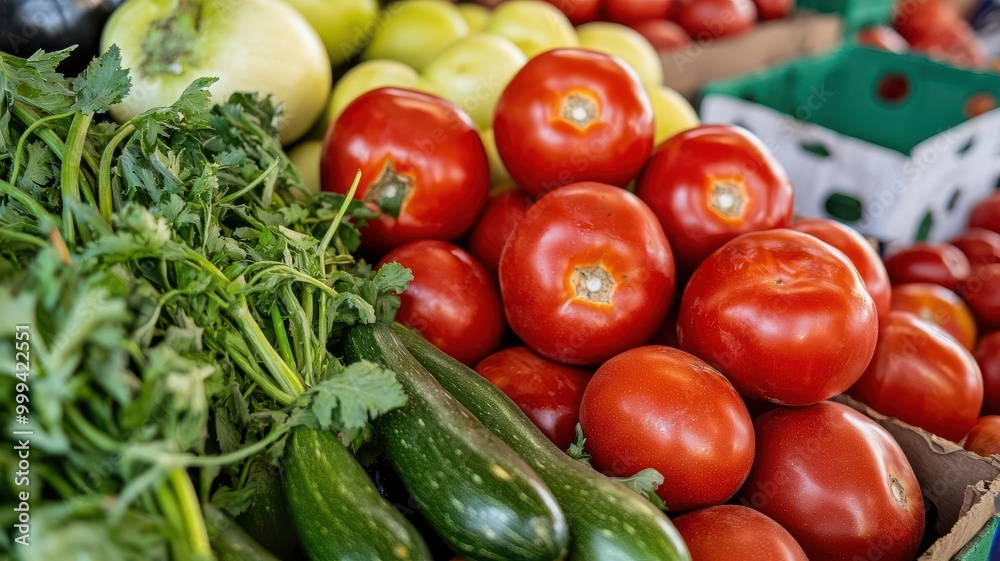 Sparse fruit and vegetables on display in a market, highlighting the effects of a food shortage food scarcity, market scene Sparse fruit and vegetables on display in a market, highlighting the effects of a food shortage food scarcity, market scene