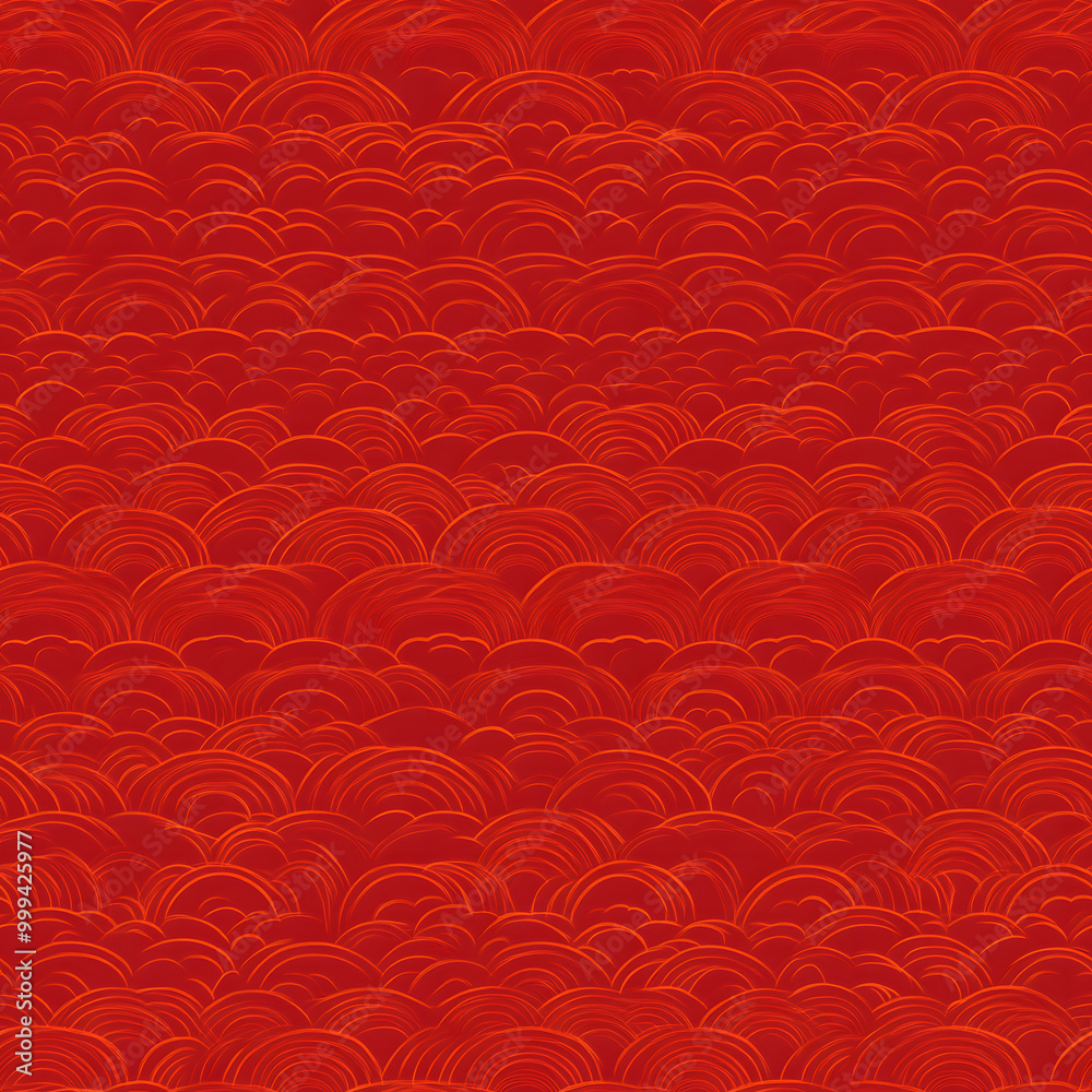 Chinese New Year background, red pattern with traditional Chinese wave patterns Chinese New Year background, red pattern with traditional Chinese wave patterns
