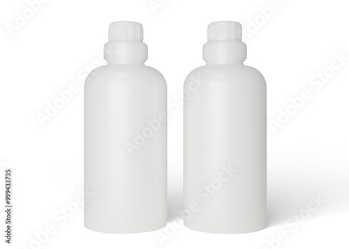 Detergent Plastic Bottle Mockup