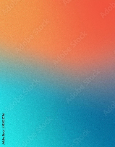 Abstract Gradient Background with Coral and Blue Colors