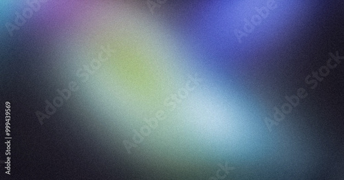 Blue green purple noise texture grainy gradient background smooth blurred backdrop website header design. Colorful grainy gradient texture backdrop background