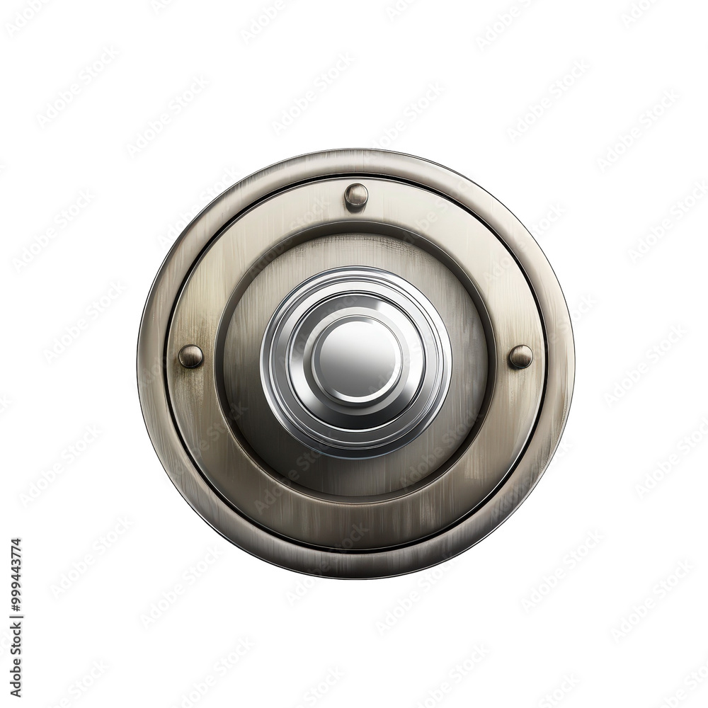 High-Quality Door Lock with Photorealistic Detail on Transparent Background High-Quality Door Lock with Photorealistic Detail on Transparent Background