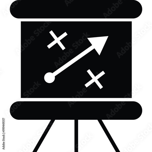 Blackboard, conference, efficiency icon