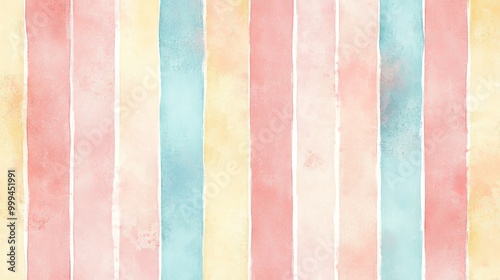 Pastel striped watercolor background with soft colors and vertical lines