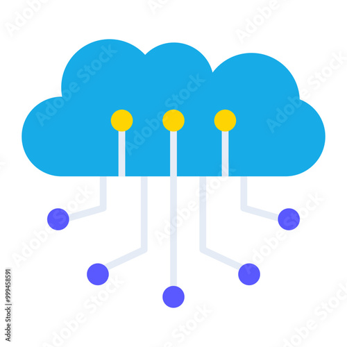 Cloud computing Icon