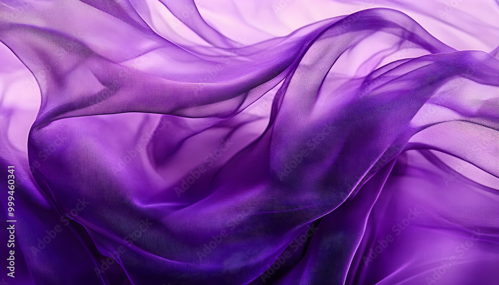Obraz premium abstract purple tulle fabric
