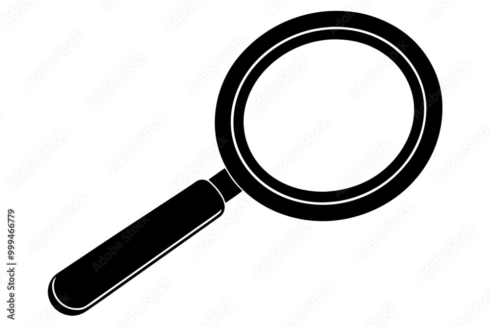 
Magnifying glass icon, magnifying symbol vector, glass, magnifier, search. vector illustration