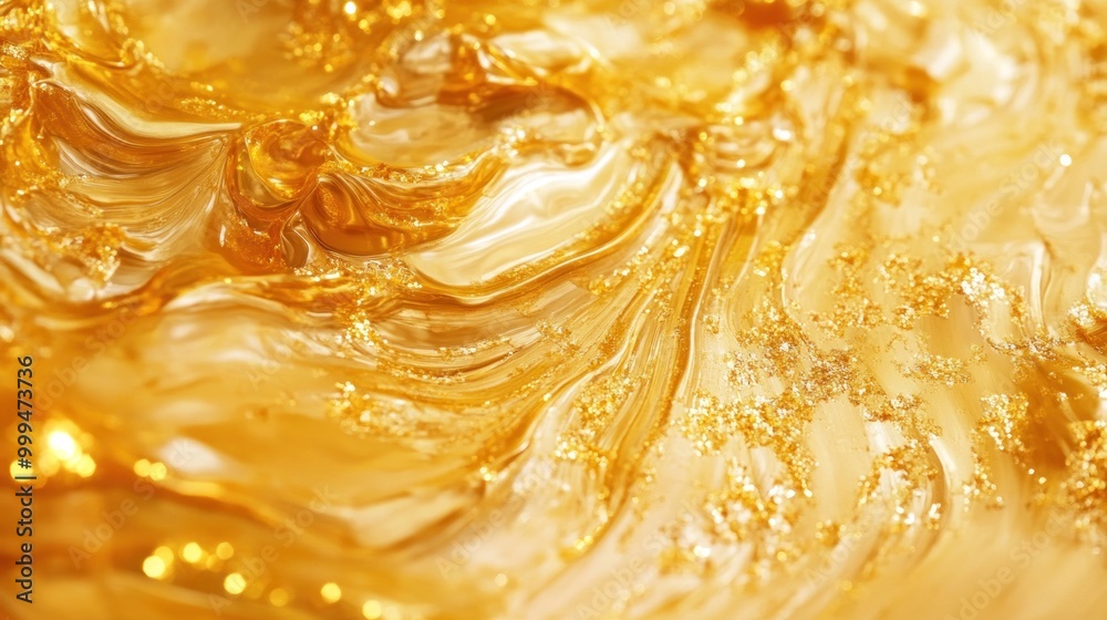 Abstract Gold Liquid Art Abstract Gold Liquid Art