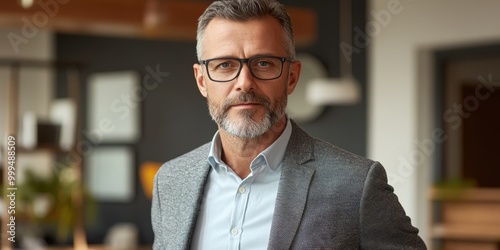 High-quality business casual portrait featuring a professional in smart casual wear with a clean backdrop and soft lighting.