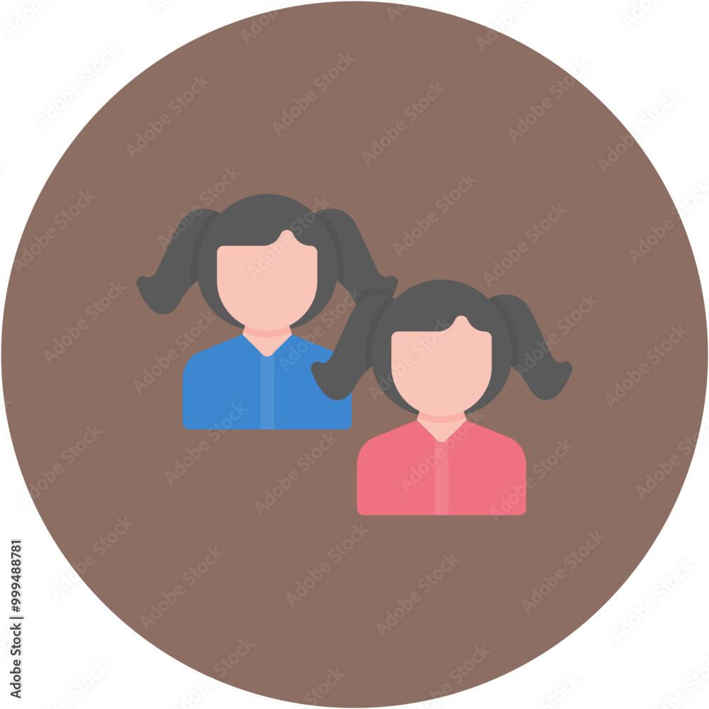 Children icon vector image. Can be used for Generation Gap. Children icon vector image. Can be used for Generation Gap.