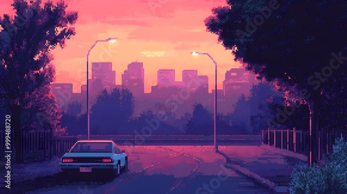 Wallpaper Mural Pixel Art Patterns: Design a background using pixel art techniques, creating a nostalgic and retro feel.  Torontodigital.ca