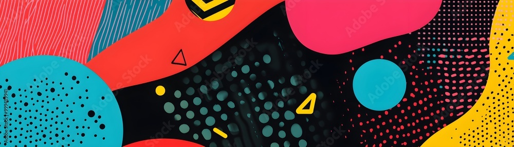 A colorful retro pop-up flyer, blending 1980s aesthetics with abstract patterns, bold fonts, and vintage tech icons for a nostalgic promotion A colorful retro pop-up flyer, blending 1980s aesthetics with abstract patterns, bold fonts, and vintage tech icons for a nostalgic promotion