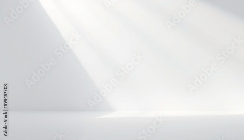 Obraz na płótnie Abstract white background with light rays. w salonie