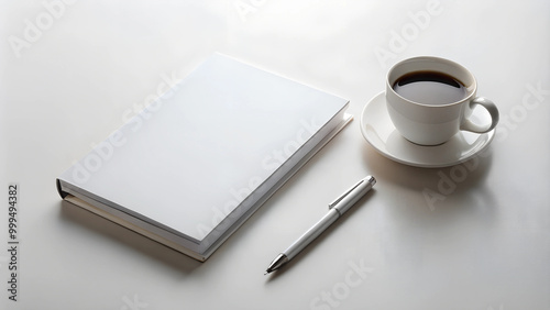 cup of coffee and notebook