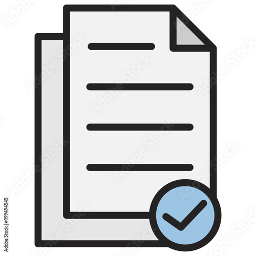 Compliance icon with line color style
