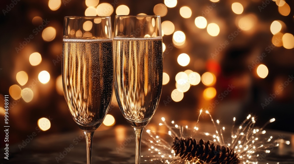 New Year 2025 concept featuring a blurred background and ample copy space for your design needs New Year 2025 concept featuring a blurred background and ample copy space for your design needs