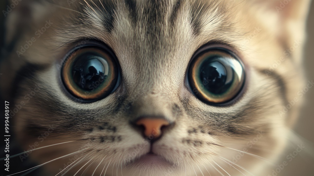 Charming Scottish Fold Kitten with Large Eyes Found in a Pet Shop Charming Scottish Fold Kitten with Large Eyes Found in a Pet Shop