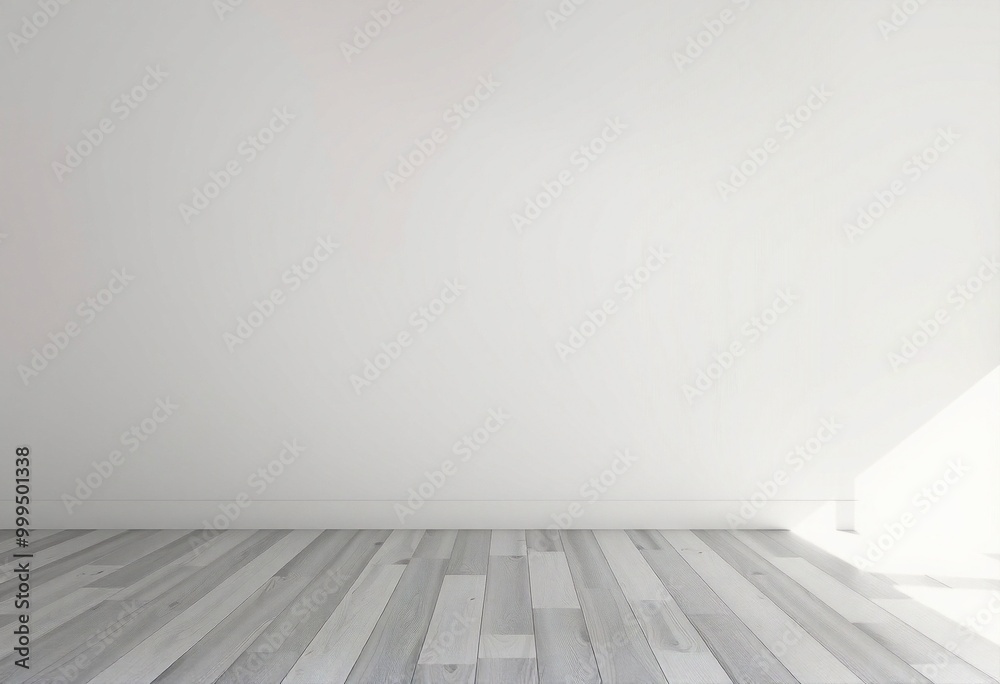 White wall and wood floor with light beam. White wall and wood floor with light beam.