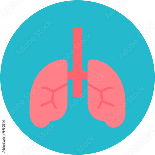 Alveoli icon vector image. Can be used for Human Anatomy.