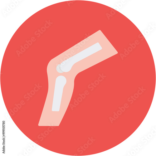 Patella icon vector image. Can be used for Human Anatomy.