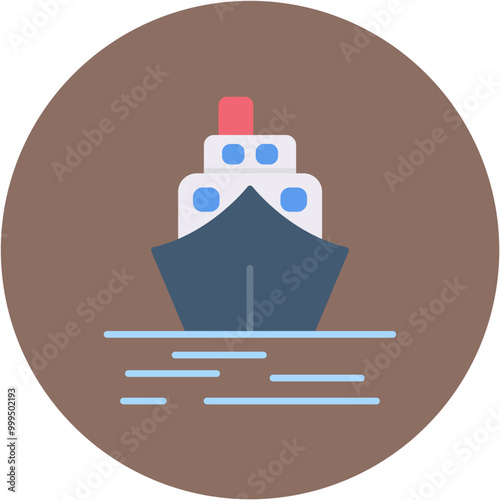 Boat icon vector image. Can be used for Coastline.
