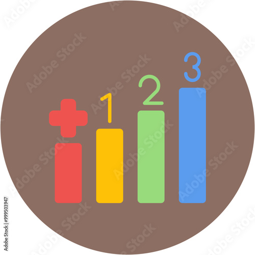Cancer Staging icon vector image. Can be used for Chemotherapy.