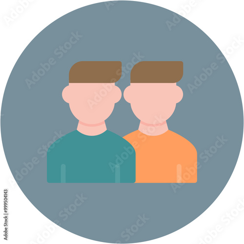 Squad icon vector image. Can be used for Friendship.