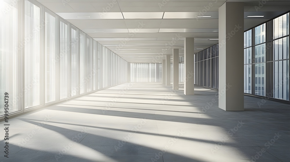 Empty floors and office buildings in the financial center. Empty floors and office buildings in the financial center.