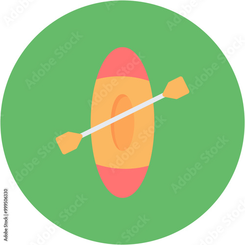 Paddles icon vector image. Can be used for Ocean.