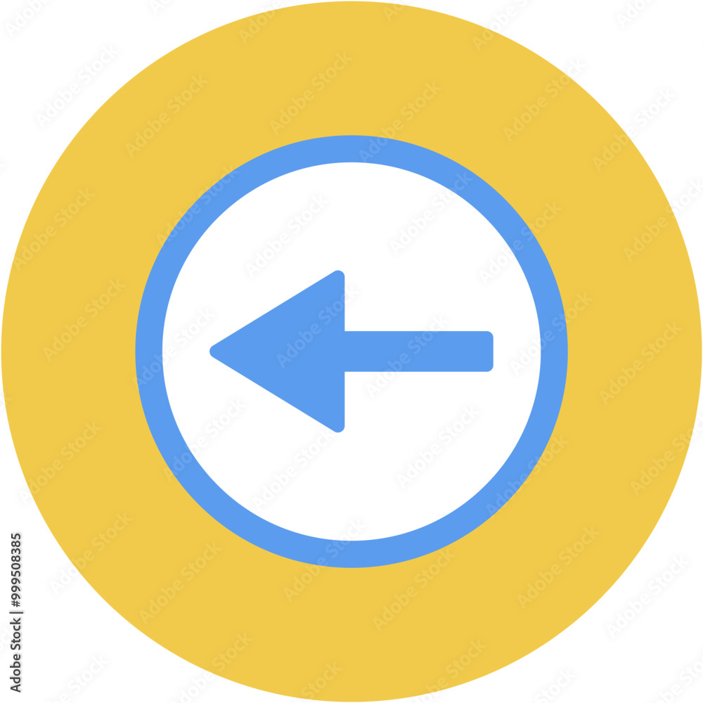 Backward Button icon vector image. Can be used for Instrument.