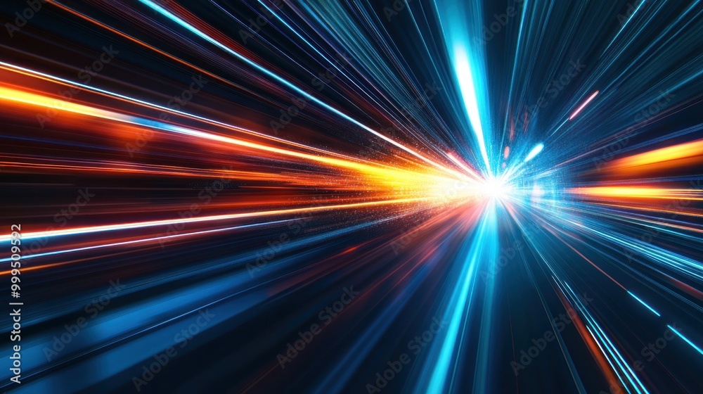 Abstract Light Speed Tunnel - A journey into the unknown. Abstract Light Speed Tunnel - A journey into the unknown.