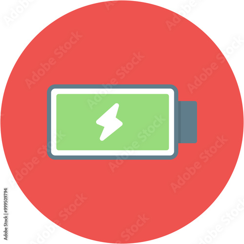 Charge Battery icon vector image. Can be used for Battery and Power.