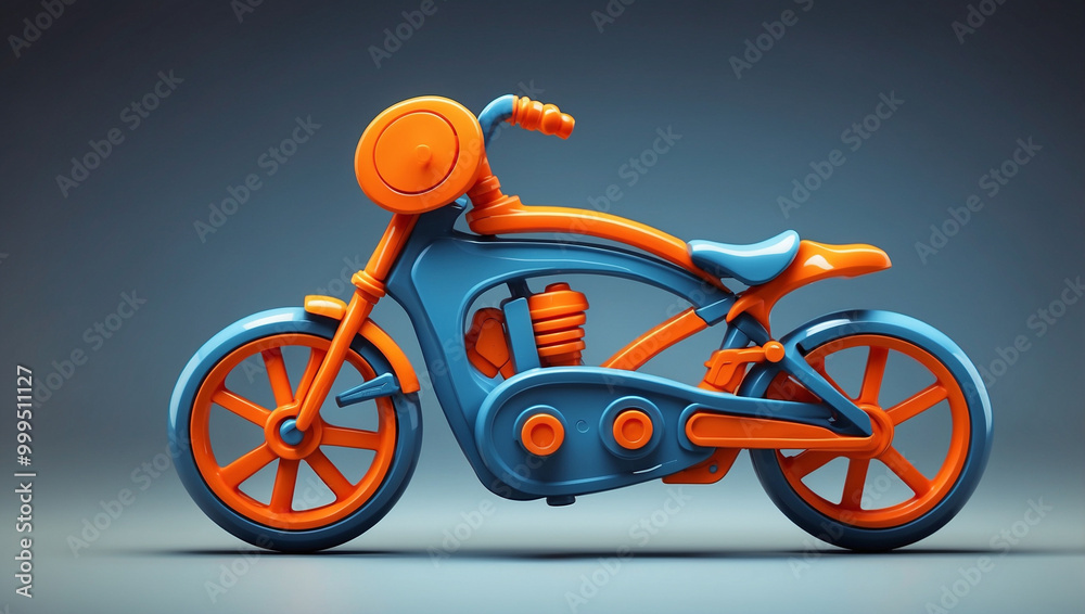 Fototapeta premium Bicycle Toy Icon