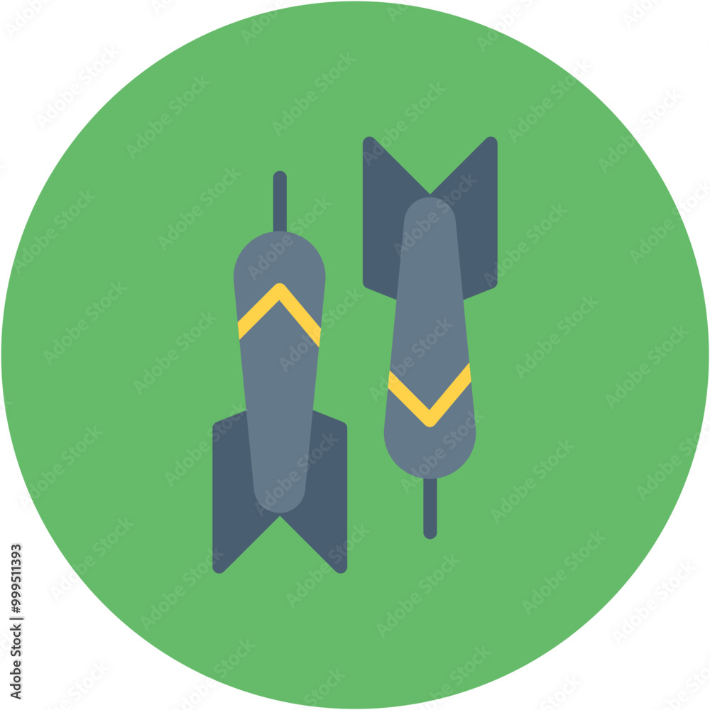 Obraz premium Dart icon vector image. Can be used for Archery.