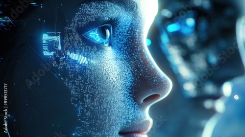 Digital Face with Circuitry