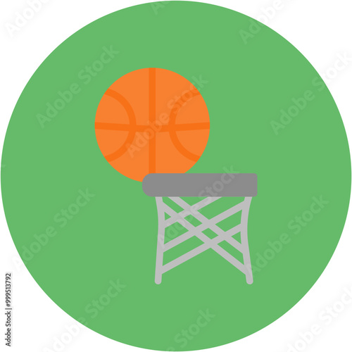 Basketball icon vector image. Can be used for Bowling.