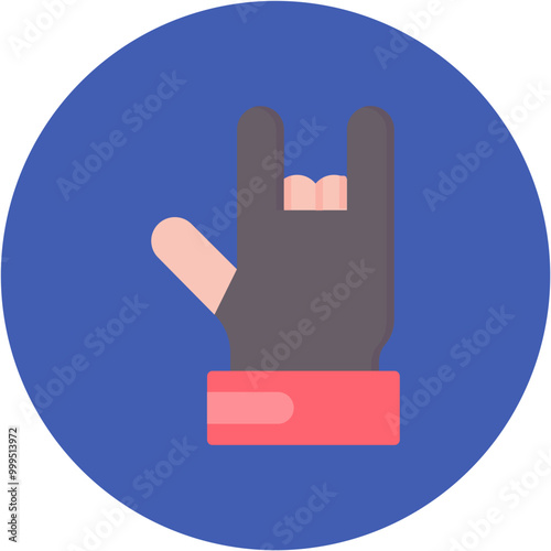 Bowling Glove icon vector image. Can be used for Bowling.