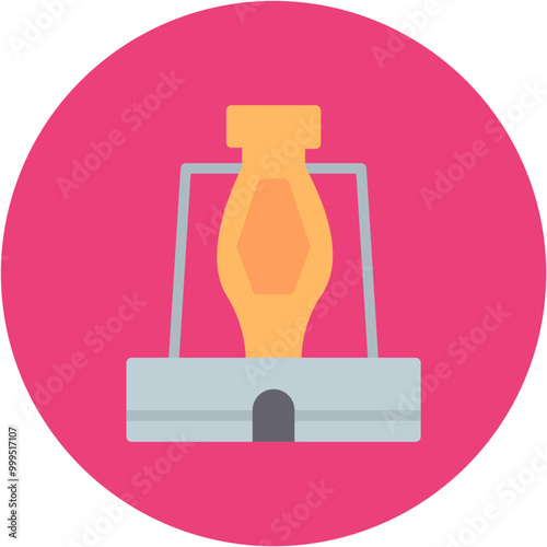 Blast Furnace icon vector image. Can be used for Mettalurgy.