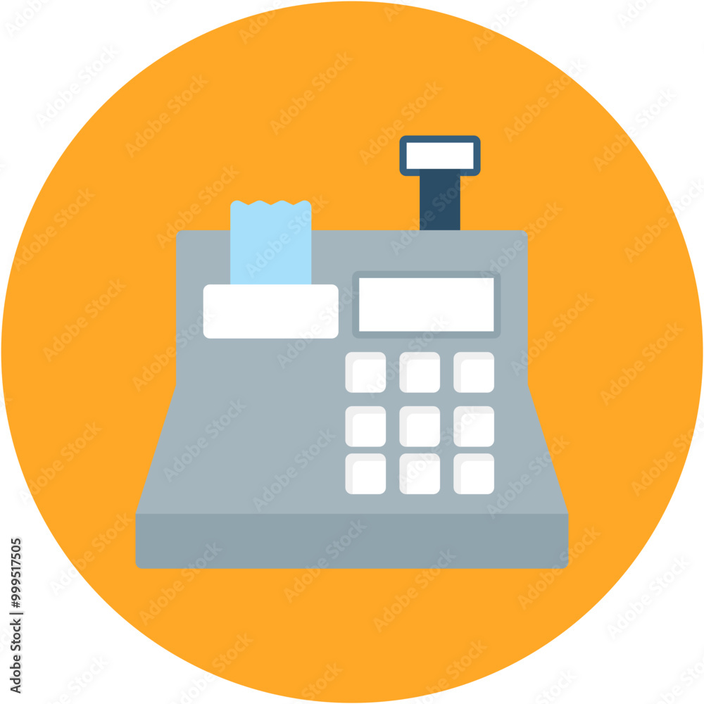 Cashier Machine icon vector image. Can be used for Trading. Cashier Machine icon vector image. Can be used for Trading.