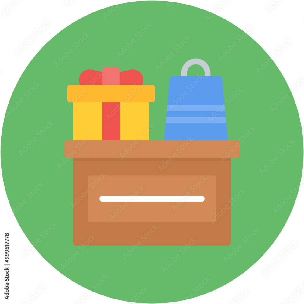 Shopping Items icon vector image. Can be used for Trading. Shopping Items icon vector image. Can be used for Trading.