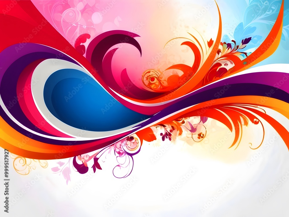 A colourful abstract background A colourful abstract background