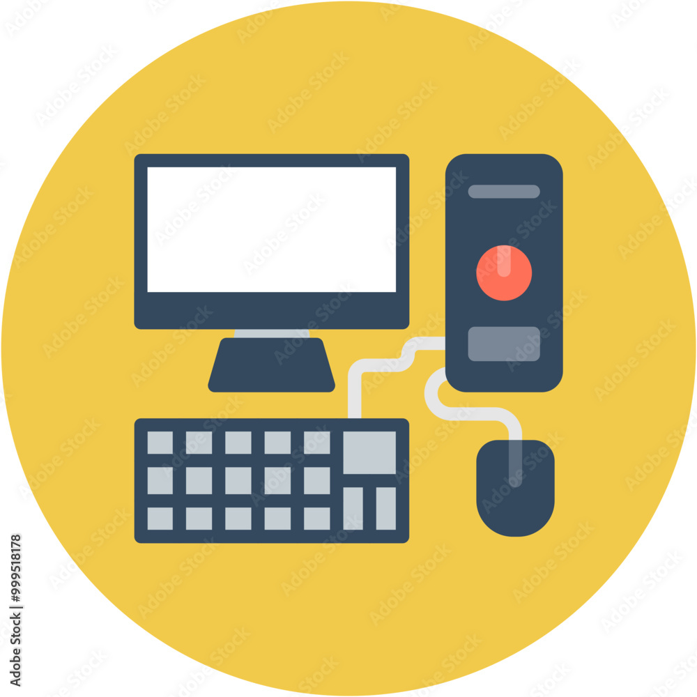 Computer icon vector image. Can be used for Retro. Computer icon vector image. Can be used for Retro.