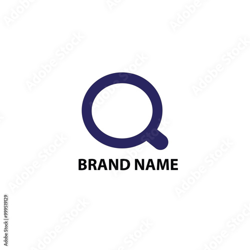 creative elegant minimalist modern letter Q logo