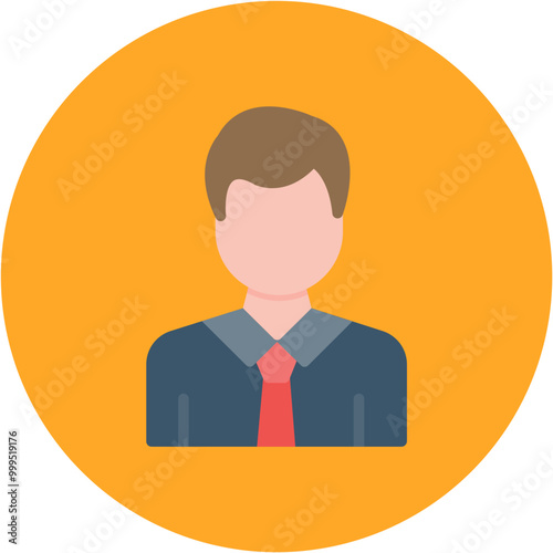 Social Worker Male icon vector image. Can be used for Psychology.