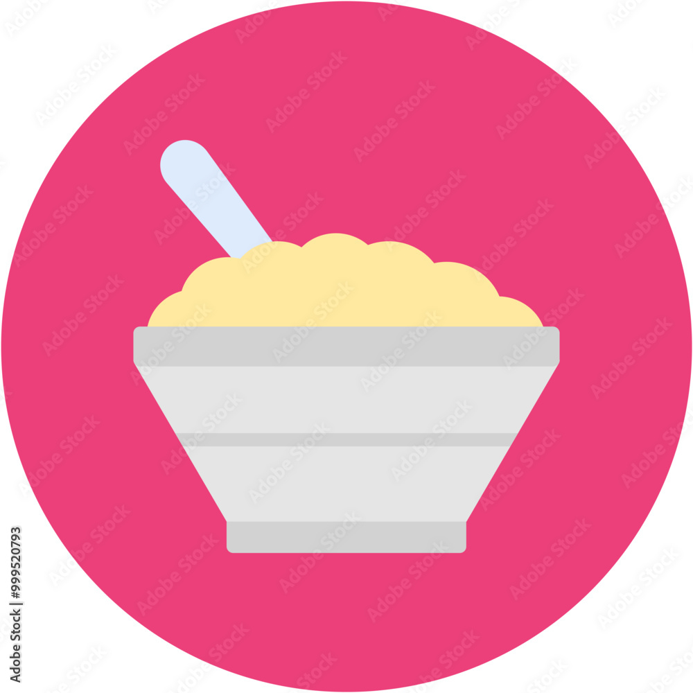 Porridge icon vector image. Can be used for Nutrition. Porridge icon vector image. Can be used for Nutrition.