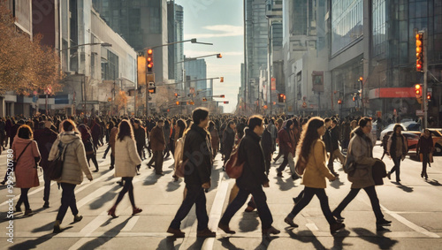 Wallpaper Mural Rush Hour in Toronto Torontodigital.ca